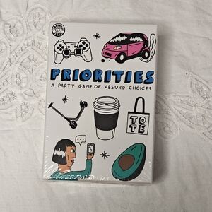 🎁 Priorities: A Party Game of Absurd Choices - Great Gift!